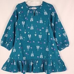 NEW Hanna Andersson x Disney Frozen Flannel Nightgown Sz 4